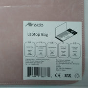Allinside Pink Synthetic Leather Sleeve for MacBook Air 11" MacBook 12"