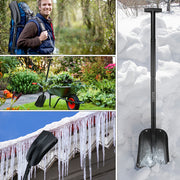 Cofit 43" Extra Long Handle Retractable Snow Shovel of Aluminum Alloy for Car Outdoor Camping and Garden,Four-Piece Construction