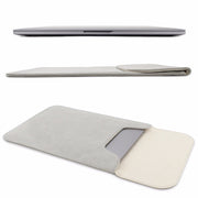 Allinside Gray Synthetic Leather Sleeve for Macbook Air 11" MacBook 12"