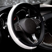 COFIT Crystal Steering Wheel Cover, Diamond Like, Microfiber Leather, Fashionable, Universal