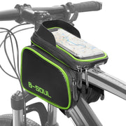 Cofit 3 In 1 Large Capacity Bike Handlebar Frame Bag Suitable for Smart Cellphones below 7.1 Inch