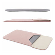 Allinside Synthetic Leather Laptop Sleeve Case for MacBook Air 13", MacBook Pro 13" Retina, 13-13.3" Notebook, Pink